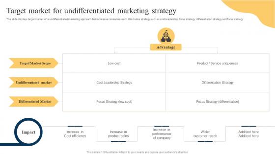 Target Market For Undifferentiated Marketing Strategy