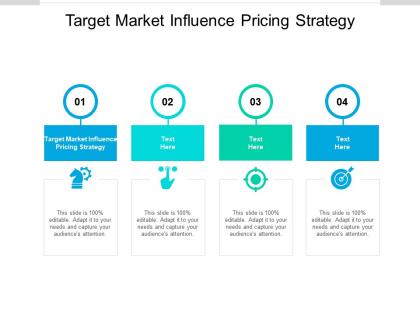 Target market influence pricing strategy ppt powerpoint presentation inspiration graphics example cpb