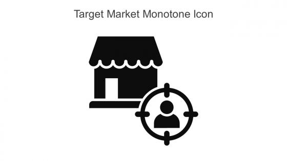 Target Market Monotone Icon In Powerpoint Pptx Png And Editable Eps Format