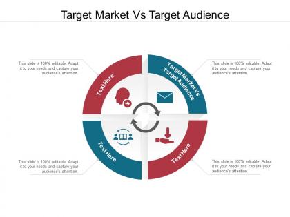 Target market vs target audience ppt powerpoint presentation file format cpb