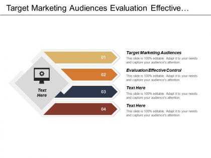 Target marketing audiences evaluation effective control multiple criteria