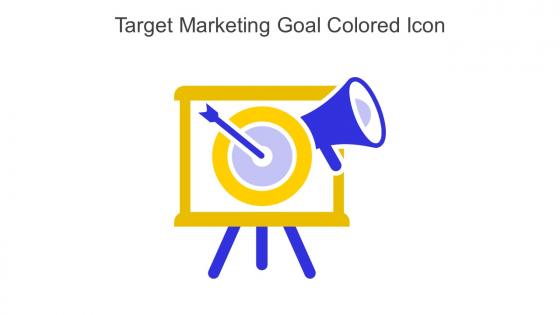 Target Marketing Goal Colored Icon In Powerpoint Pptx Png And Editable Eps Format