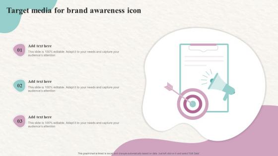 Target Media For Brand Awareness Icon