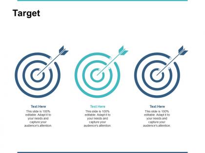 Target our goal b23 ppt powerpoint presentation gallery influencers