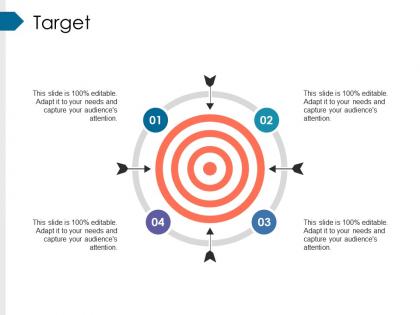 Target powerpoint slide template