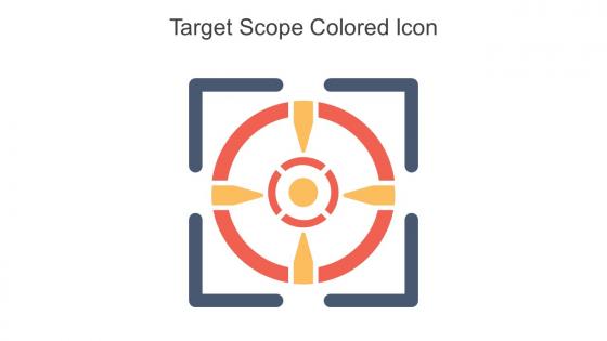 Target Scope Colored Icon In Powerpoint Pptx Png And Editable Eps Format