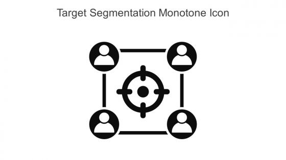 Target Segmentation Monotone Icon In Powerpoint Pptx Png And Editable Eps Format
