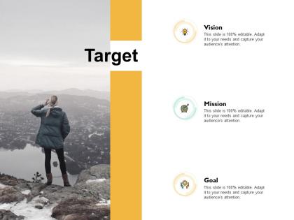 Target vision goal ppt powerpoint presentation icon layouts