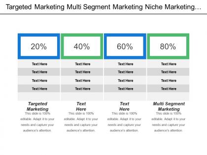 Targeted marketing multi segment marketing niche marketing research design