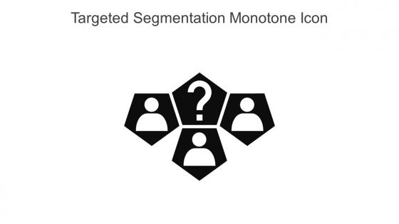 Targeted Segmentation Monotone Icon In Powerpoint Pptx Png And Editable Eps Format