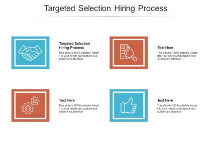 Targeted selection hiring process ppt powerpoint presentation layouts show cpb