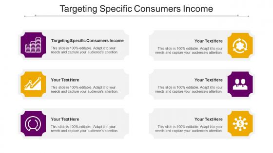 Targeting Specific Consumers Income Ppt Powerpoint Presentation Styles Graphics Cpb