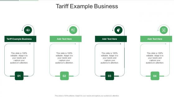 Tariff Example Business In Powerpoint And Google Slides Cpb