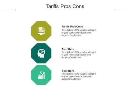Tariffs pros cons ppt powerpoint presentation icon slides cpb