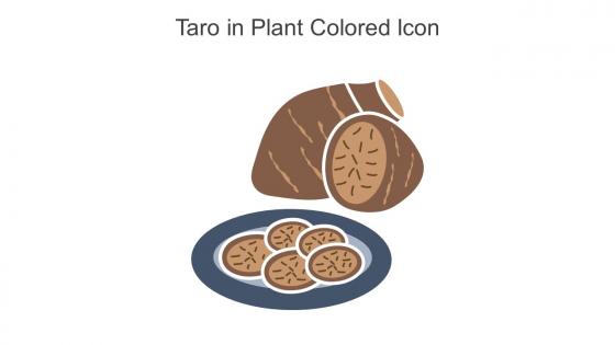 Taro In Plant Colored Icon In Powerpoint Pptx Png And Editable Eps Format