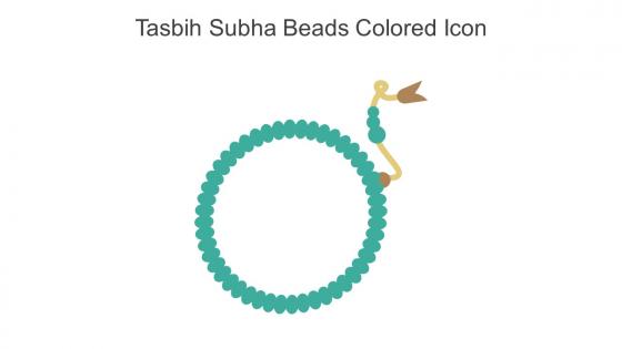 Tasbih Subha Beads Colored Icon In Powerpoint Pptx Png And Editable Eps Format