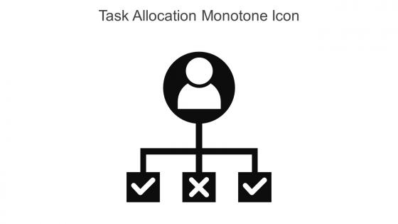 Task Allocation Monotone Icon In Powerpoint Pptx Png And Editable Eps Format