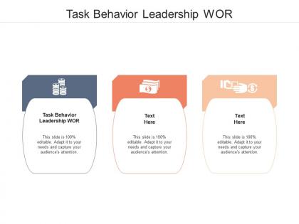 Task behavior leadership wor ppt powerpoint presentation slides example topics cpb
