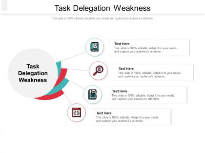 Task delegation weakness ppt powerpoint presentation show layouts cpb