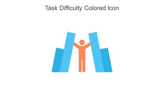 Task Difficulty Colored Icon In Powerpoint Pptx Png And Editable Eps Format