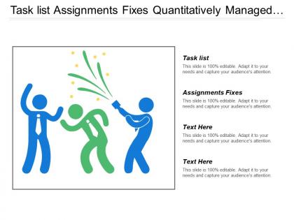 Task list assignments fixes quantitatively managed improvement optimization
