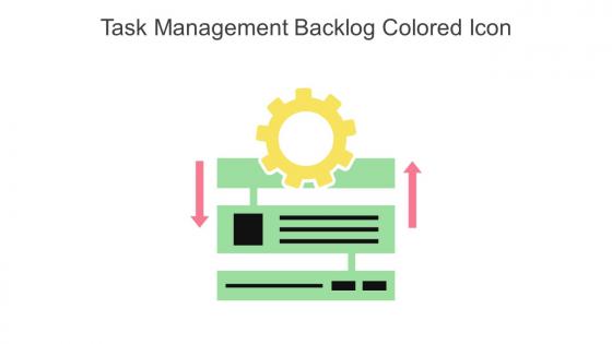 Task Management Backlog Colored Icon In Powerpoint Pptx Png And Editable Eps Format