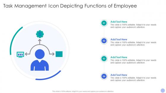 Employee Task Management Icon PowerPoint Presentation and Slides PPT ...