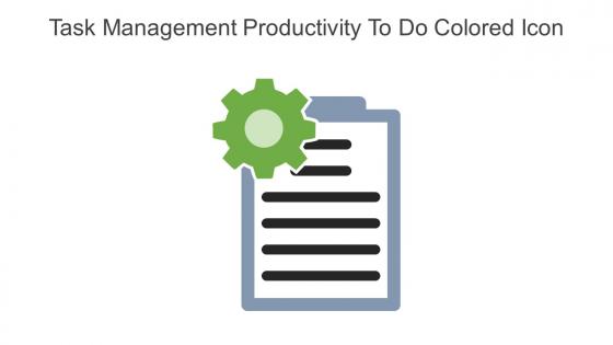 Task Management Productivity To Do Colored Icon In Powerpoint Pptx Png And Editable Eps Format