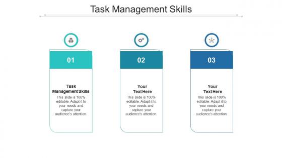 Task management skills ppt powerpoint presentation icon rules cpb