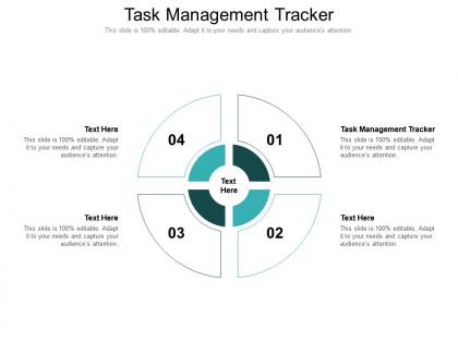 Task management tracker ppt powerpoint presentation infographic template template cpb