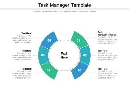 Task manager template ppt powerpoint presentation show example file cpb