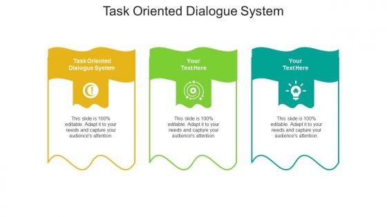 Task oriented dialogue system ppt powerpoint presentation infographics aids cpb