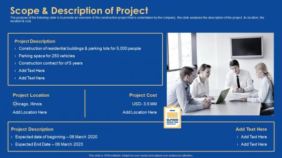 Task prioritization scope and description of project ppt summary designs