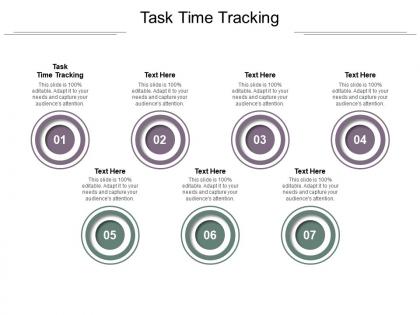 Task time tracking ppt powerpoint presentation portfolio sample cpb