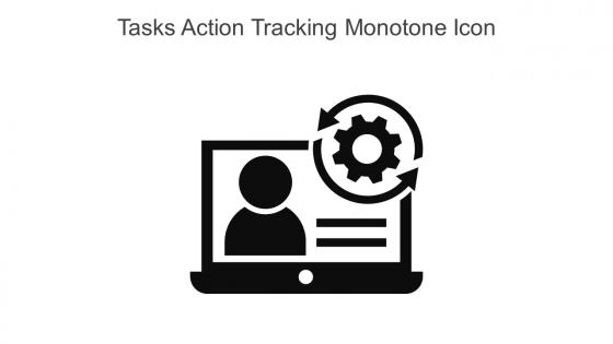Tasks Action Tracking Monotone Icon In Powerpoint Pptx Png And Editable Eps Format