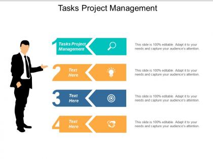 Tasks project management ppt powerpoint presentation gallery summary cpb