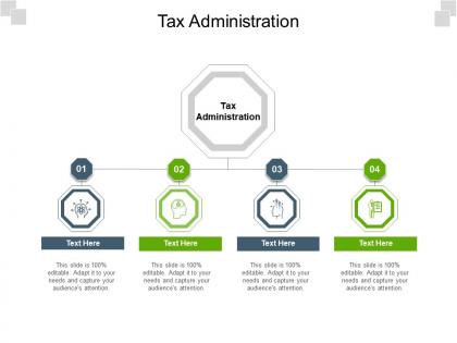 Tax administration ppt powerpoint presentation icon portrait cpb