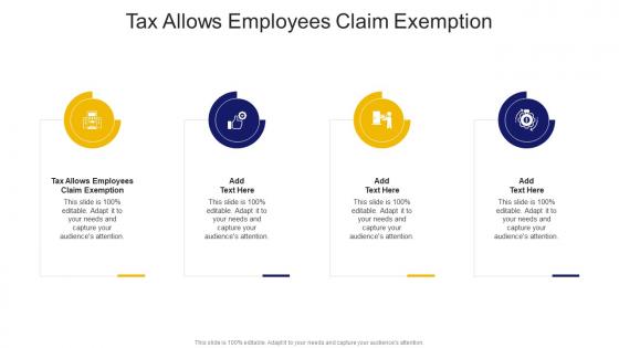 Tax Allows Employees Claim Exemption In Powerpoint And Google Slides Cpb