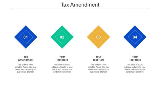 Tax Amendment Ppt Powerpoint Presentation Icon Graphics Cpb