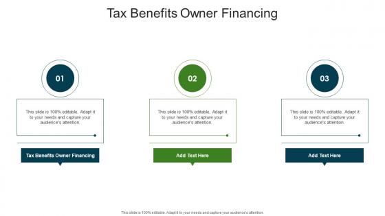 Tax Benefits Owner Financing In Powerpoint And Google Slides Cpb