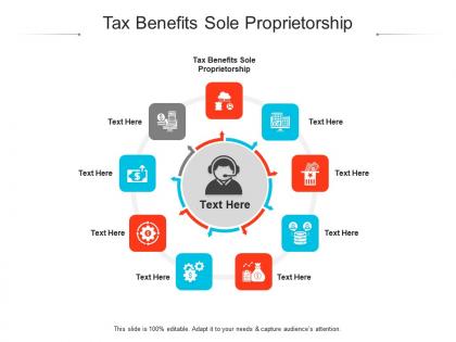 Tax benefits sole proprietorship ppt powerpoint presentation inspiration example cpb
