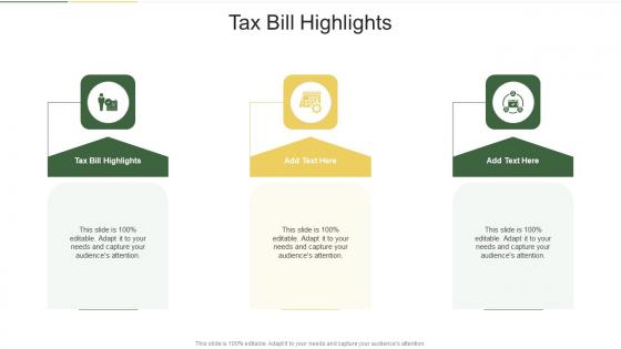 Tax Bill Highlights In Powerpoint And Google Slides Cpb
