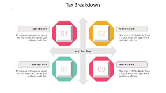 Tax Breakdown Ppt Powerpoint Presentation Portfolio Inspiration Cpb