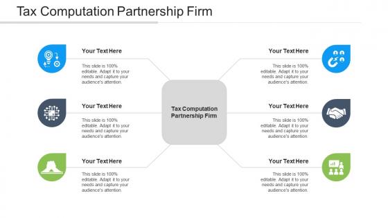 Tax Computation Partnership Firm Ppt Powerpoint Presentation Model Deck Cpb