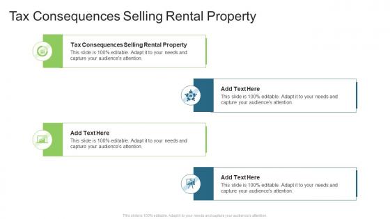 Tax Consequences Selling Rental Property In Powerpoint And Google Slides Cpb