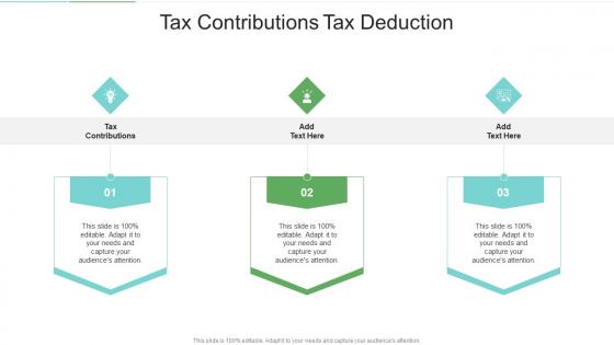Tax Contributions Tax Deduction In Powerpoint And Google Slides Cpb