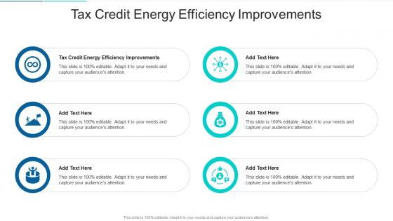 Tax Credit Energy Efficiency Improvements In Powerpoint And Google Slides Cpb