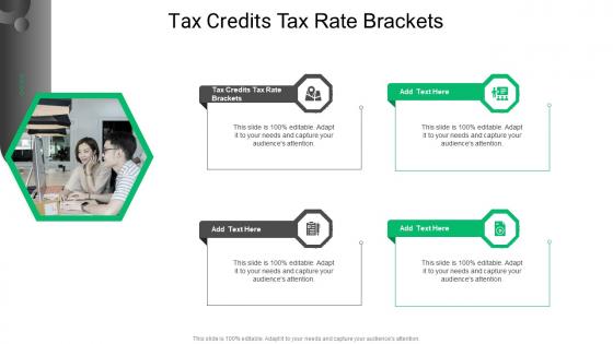 Tax Credits Tax Rate Brackets In Powerpoint And Google Slides Cpb
