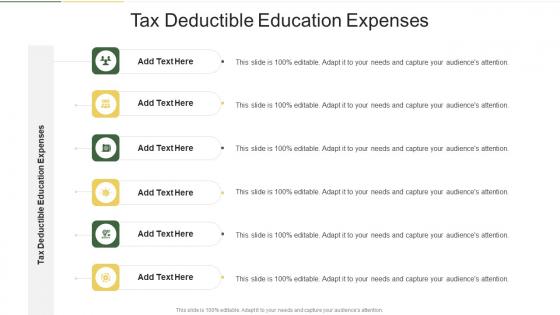 Tax Deductible Education Expenses In Powerpoint And Google Slides Cpb