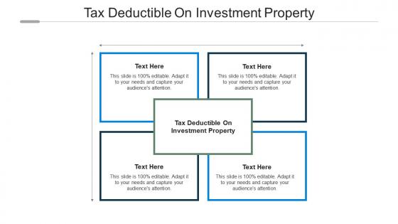 Tax deductible on investment property ppt powerpoint presentation gallery graphics example cpb